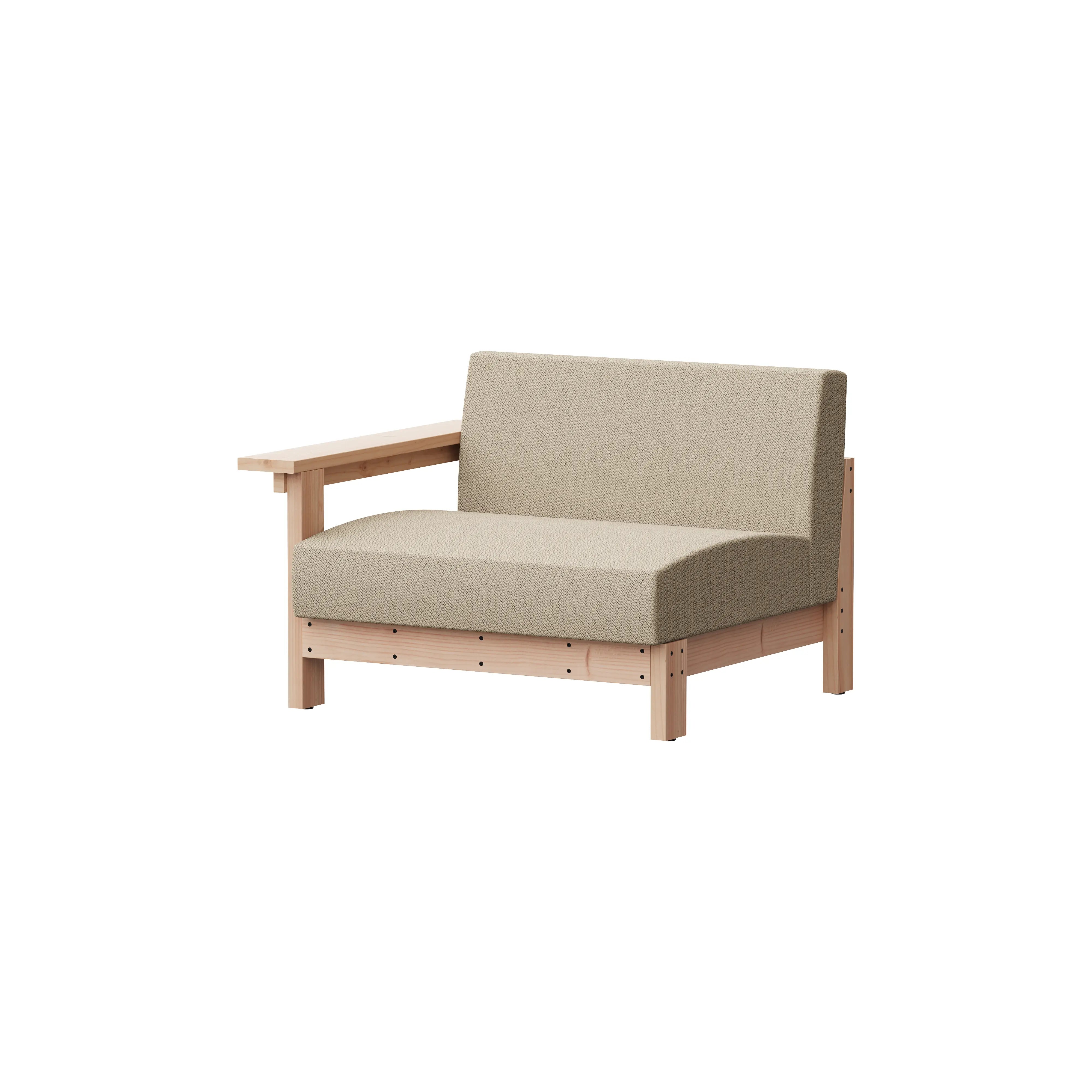 KOBO LOUNGE SERIES SOFA 1.5P ONE ARM-R